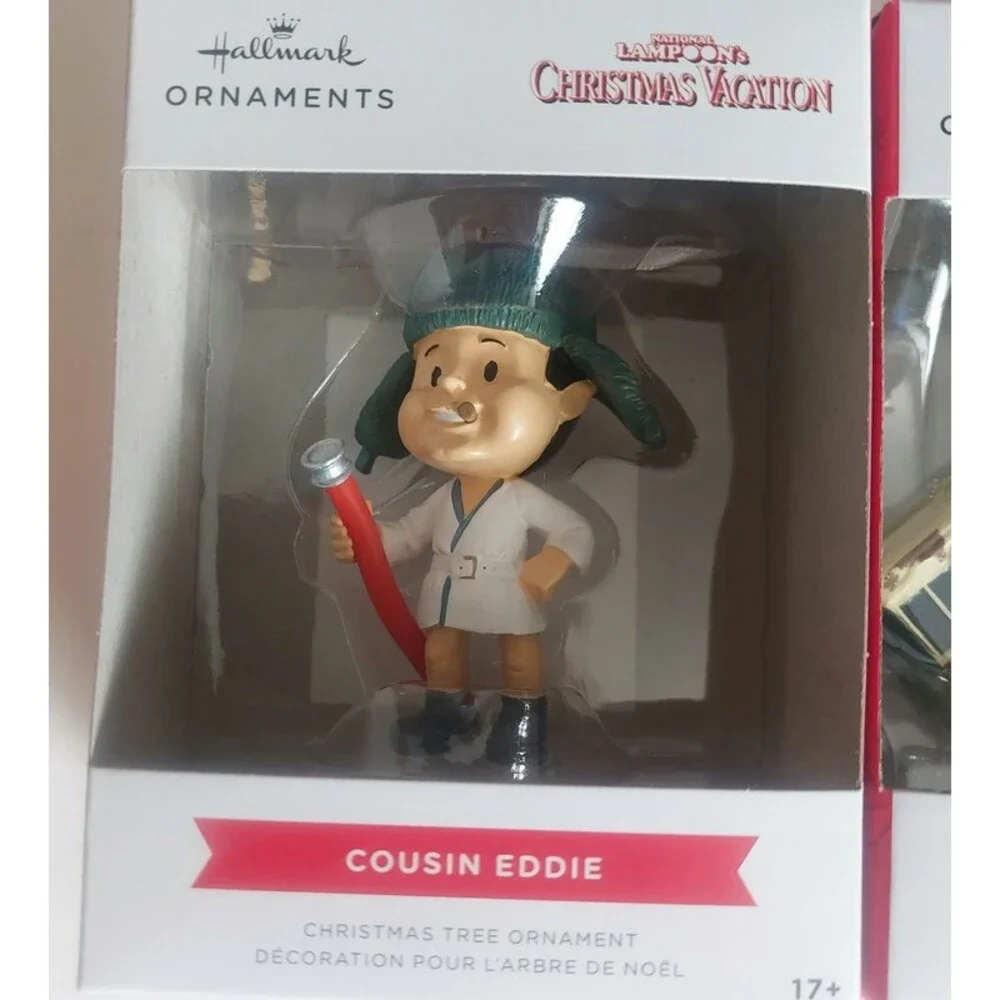 National Lampoons Christmas Vacation Cousin Eddie RV Lot of Christmas Ornaments